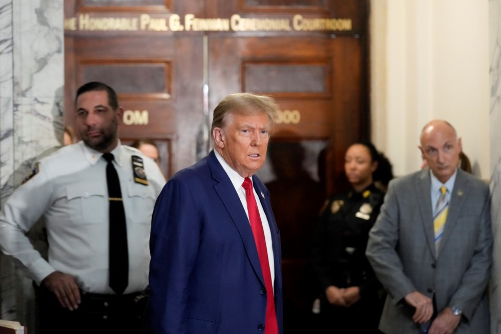 Donald Trump u soudu v New Yorku (11. 1. 2024)