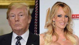 Donald Trump s pornoherečkou Stormy Daniels (Stephanií Cliffordovou)