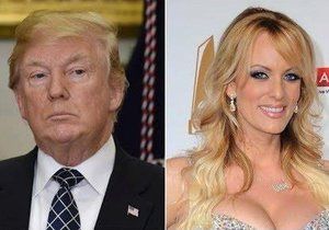 Donald Trump s pornoherečkou Stormy Daniels (Stephanií Cliffordovou)