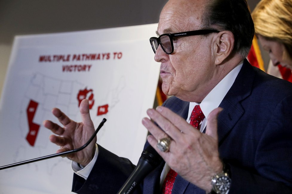 Trumpův právník Rudy Giuliani