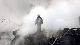 New York, říjen 2001, měsíc od útoku na Světové osobní centrum