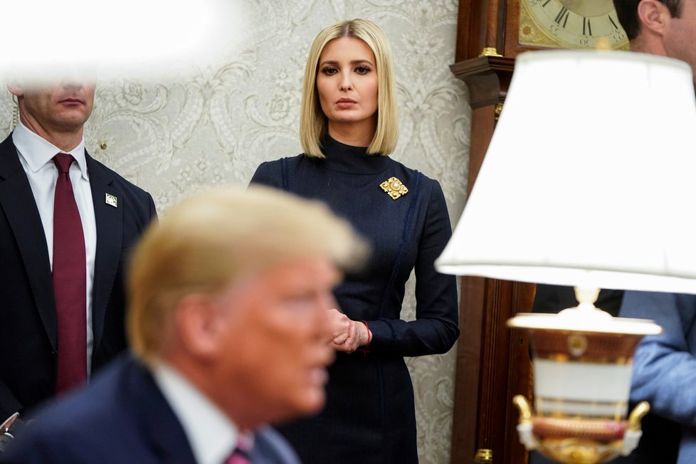 Ivanka Trumpová, dcera prezidenta USA.