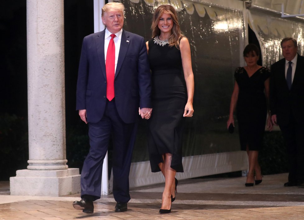 Prezident USA Donald Trump s manželkou Melanií