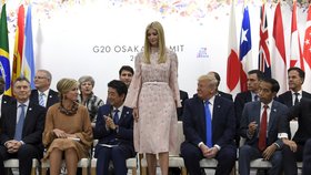 Ivanka Trumpová zaujímá v otcově vládě přední místo. Na summitu G20 měla místo mezi lídry skupiny.