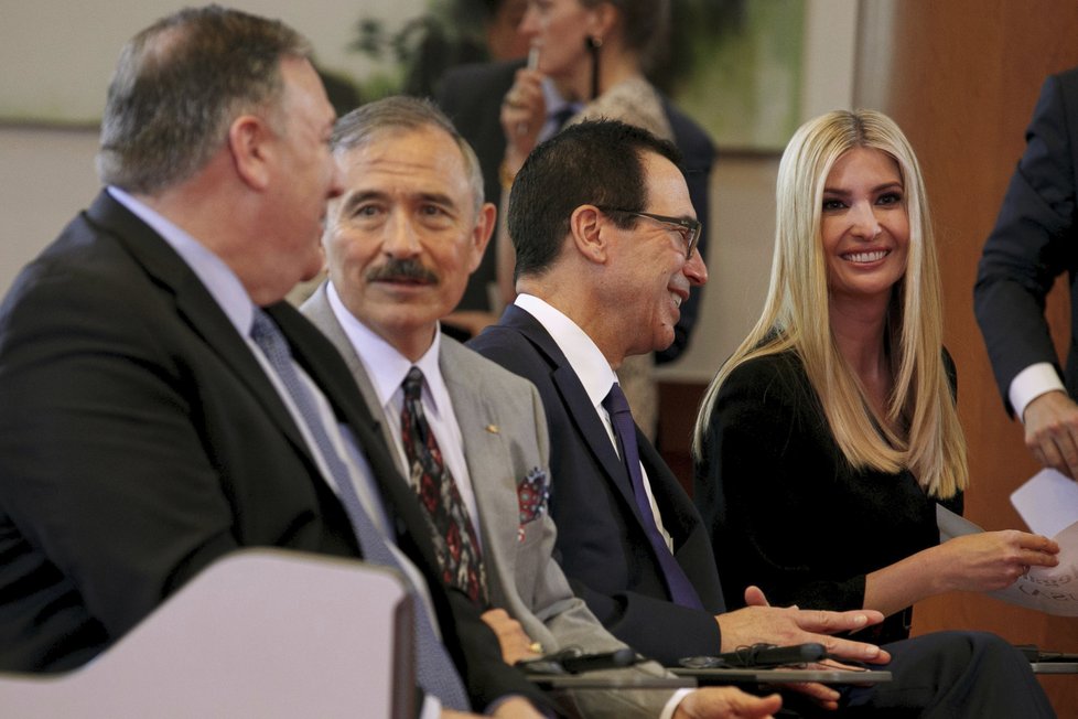 Ivanka Trumpová zaujímá v otcově vládě přední místo.