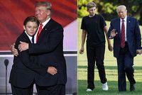 Trumpův „výrostek“: Syn Barron doma všechny přerostl, tyčí se nad Melanií i svým otcem