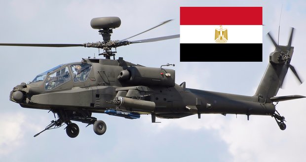 Bojový vrtulník AH-64D Lonbow Apache.