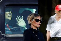 Trumpovy první dny mimo Bílý dům: Golf, výročí svatby s Melanií a obavy o bohatou penzi
