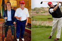 Celé dny na golfu a focení s fanoušky. Trump odhodil obleky a po odchodu z Bílého domu si užívá