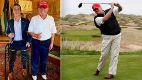 Trumpovy volné dny? Exprezident si čas krátí na golfu či focením s fanoušky