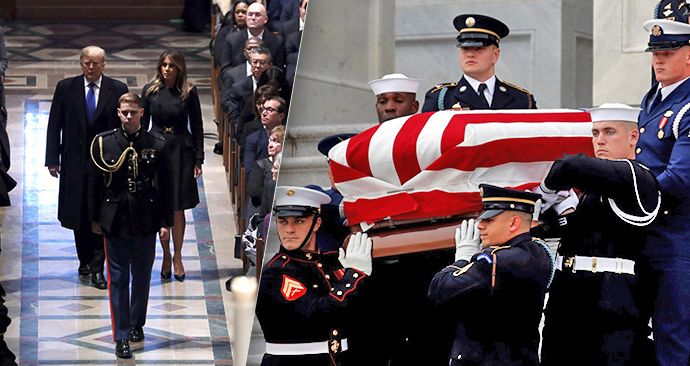 Pohřeb amerického prezidenta George Bushe staršího (5.12.2018)