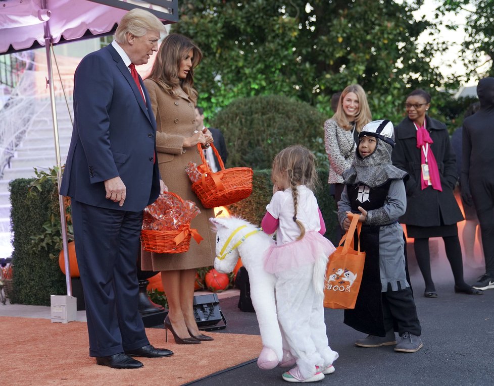 Halloween v Bílém domě.