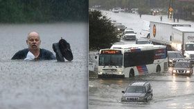 Bouře v Houstonu sužuje obyvatele.