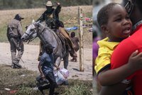 „Nepochopitelná krutost.“ Pohraničníci na migranty vyrazili na koni a s „bičem“ v ruce