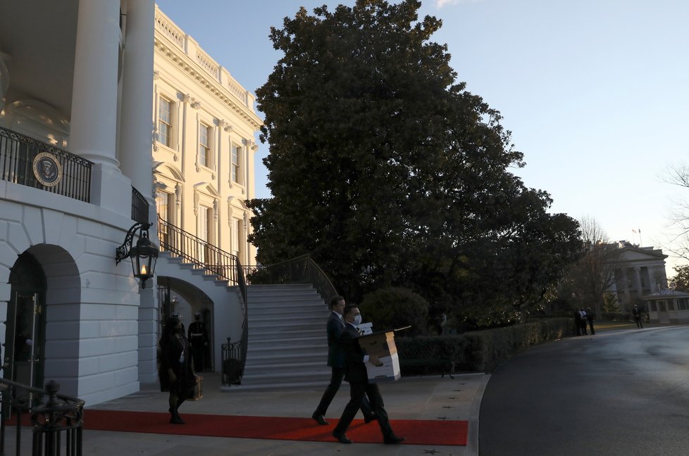 Donald Trump je připravený opustit Bílý dům (20. 01. 2021).