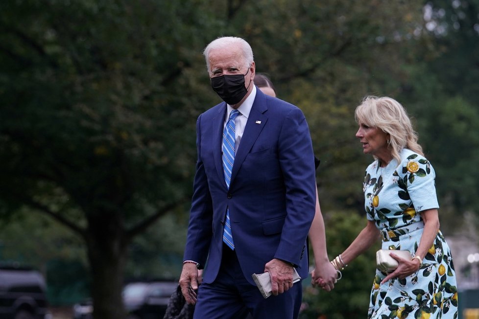 Prezident USA Joe Biden s manželkou Jill.