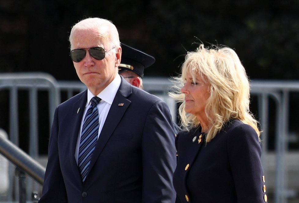 Prezident USA Joe Biden s manželkou Jill.