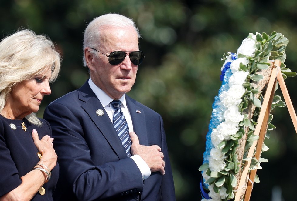 Prezident USA Joe Biden s manželkou Jill.