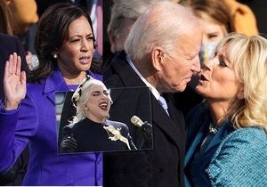 Biden složil přísahu, hymnu mu zazpívala Lady Gaga.