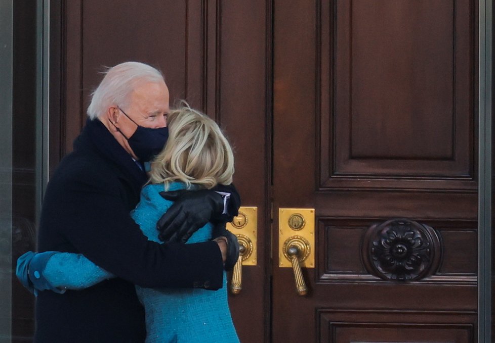První pár USA Joe a Jill Bidenovi v Bílém domě (20. 01. 2021)