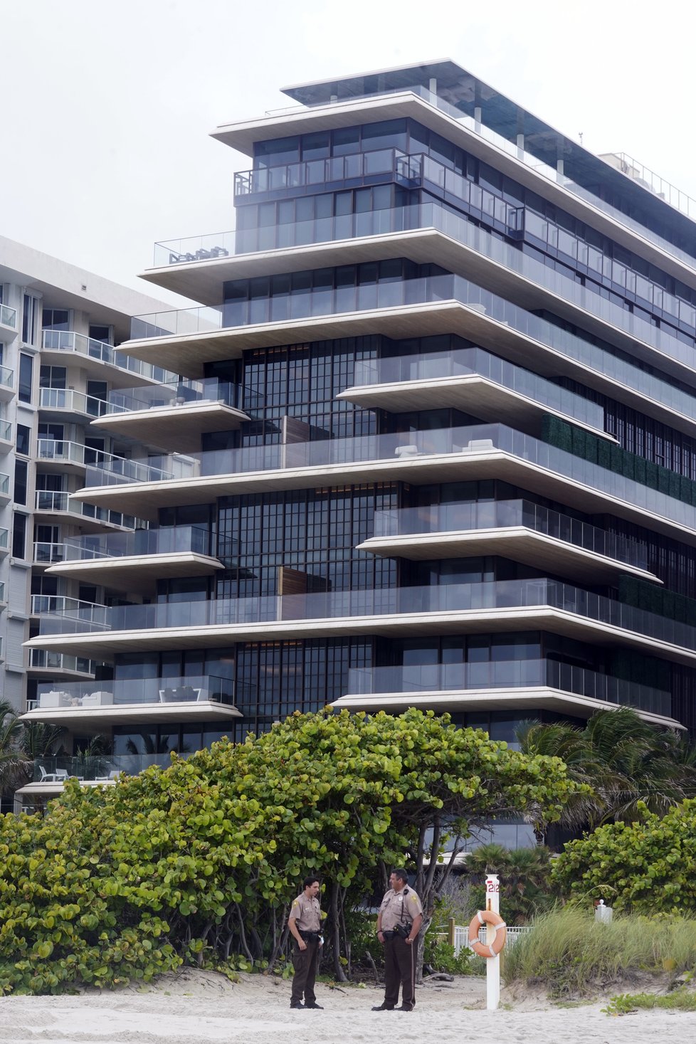 Budova Arte Surfside, kde v Miami žije Ivanka Trumpová s rodinou (21.07.2021).
