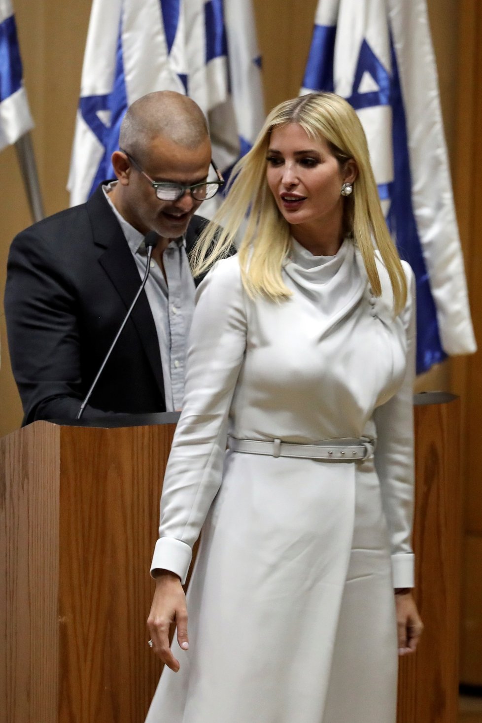 Ivanka Trumpová s manželem Jaredem Kushnerem při návštěvě Izraele.