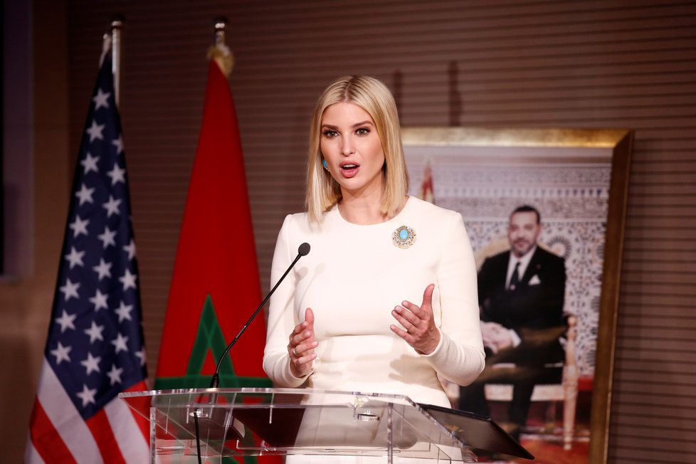 Poradkyně Bílého domu a první dcera USA Ivanka Trumpová.