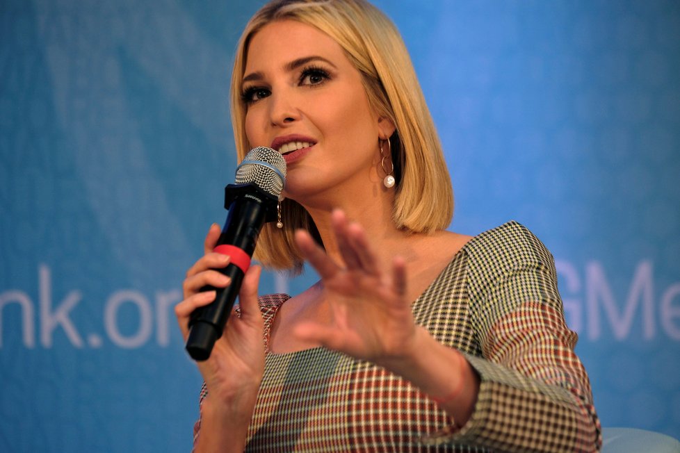 Poradkyně Bílého domu a první dcera USA Ivanka Trumpová