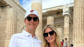 Ivanka Trumpová s manželem v Řecku.