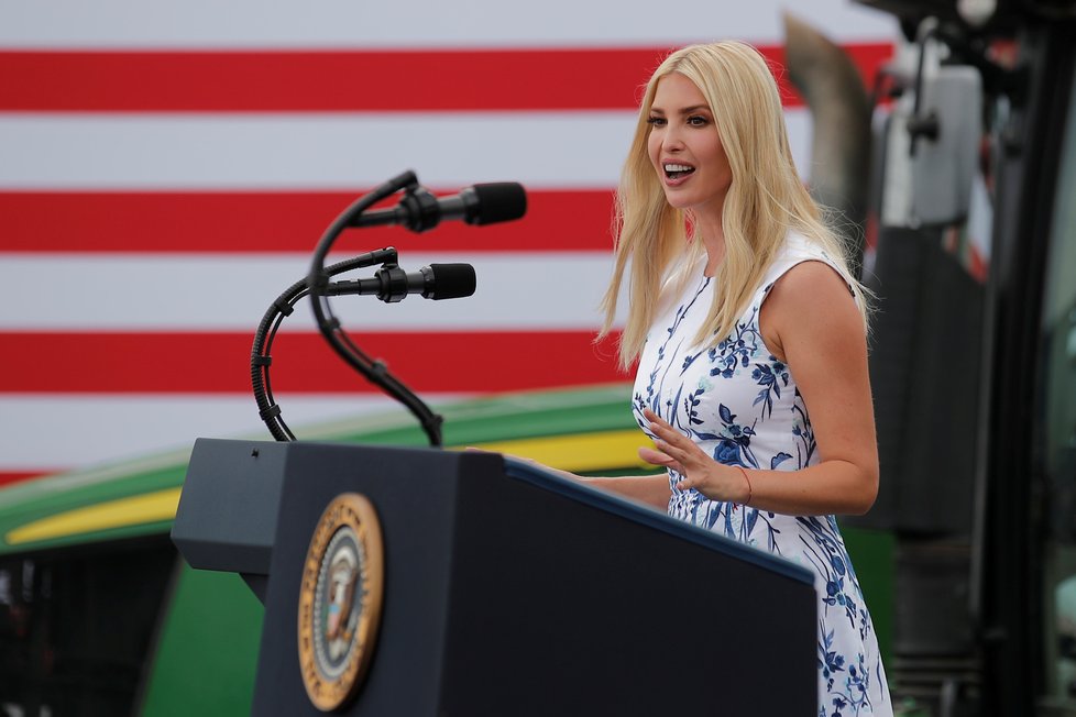 Ivanka Trumpová, dcera a poradkyně prezidenta USA Donalda Trumpa.