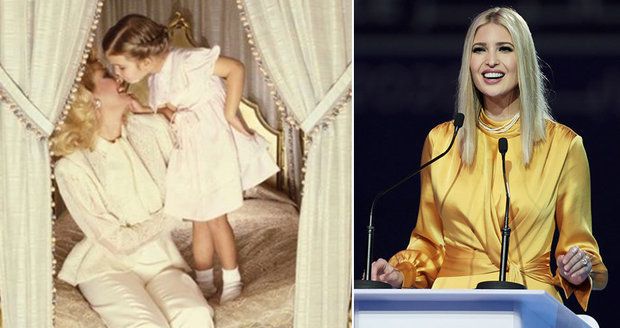 Luxusní postel i něžná pusa. Ivanka Trumpová popřála mámě Ivaně k 71. narozeninám 