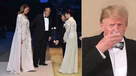 Prezident USA Trump se s manželkou účastnil banketu, který jim uspořádal japonský císař Naruhito.