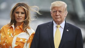 Prezident Trump s manželkou v Japonsku navštívili americké vojáky.