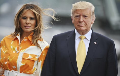 Americký prezident Donald Trump se svou ženou Melanií.