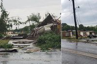 Bouře s tornády zabily v USA dvě děti, strom je rozmačkal před zraky rodičů