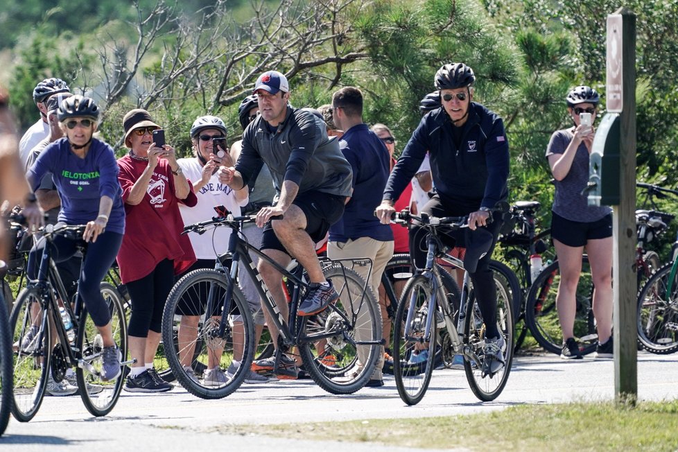 První dáma USA Jill Bidenová a prezident Joe Biden jsou vášniví cyklisti.