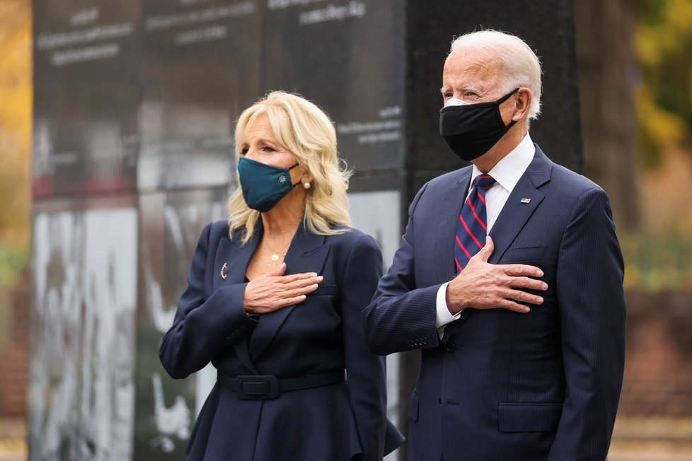 Jill Bidenová s manželem, budoucím prezidentem USA Joem Bidenem.