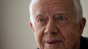 Exprezident USA Jimmy Carter (95) je na svůj věk velmi aktivní.