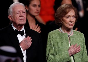 Exprezident USA Jimmy Carter s chotí Rosalynn.