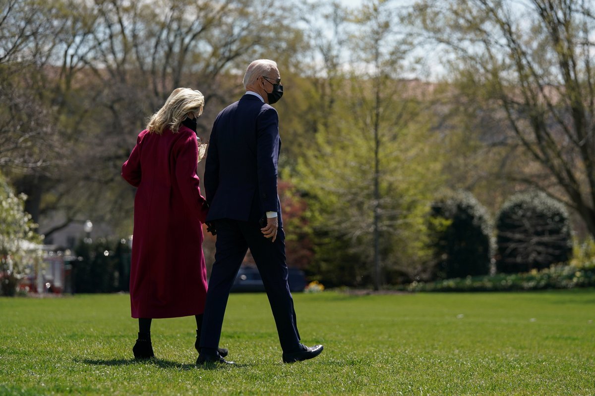 Prezident USA Joe Biden s manželkou Jill.