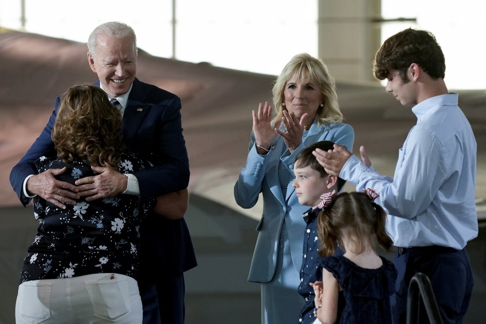 Prezident USA Joe Biden s manželkou Jill.