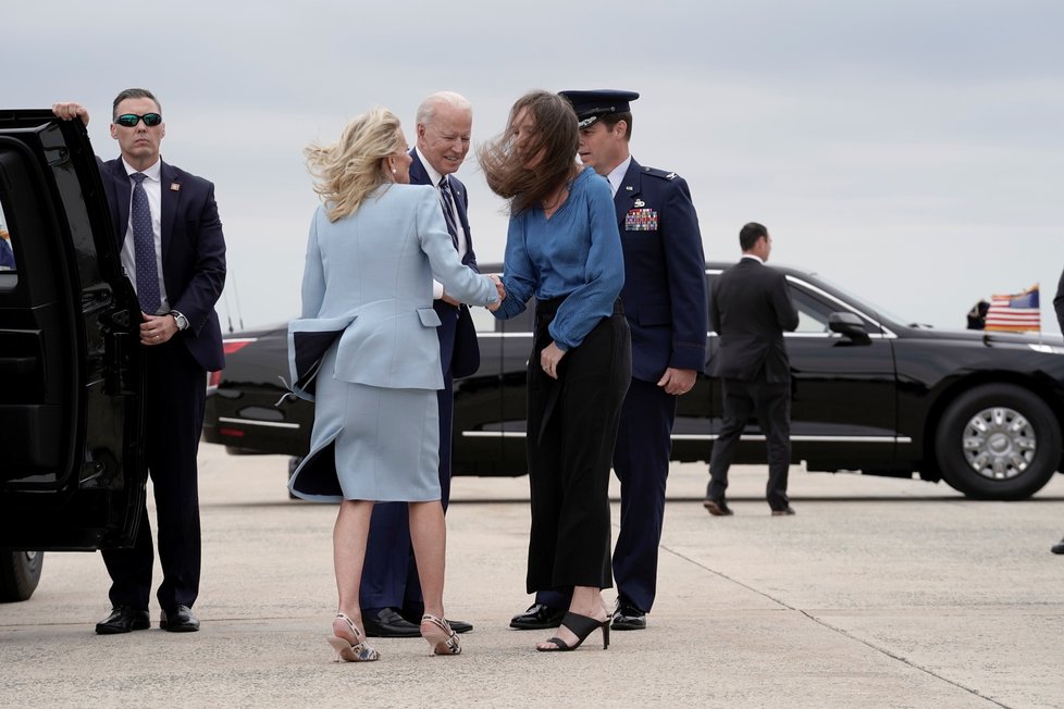 Prezident USA Joe Biden s manželkou Jill.