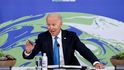 Prezident USA Joe Biden na klimatické konferenci