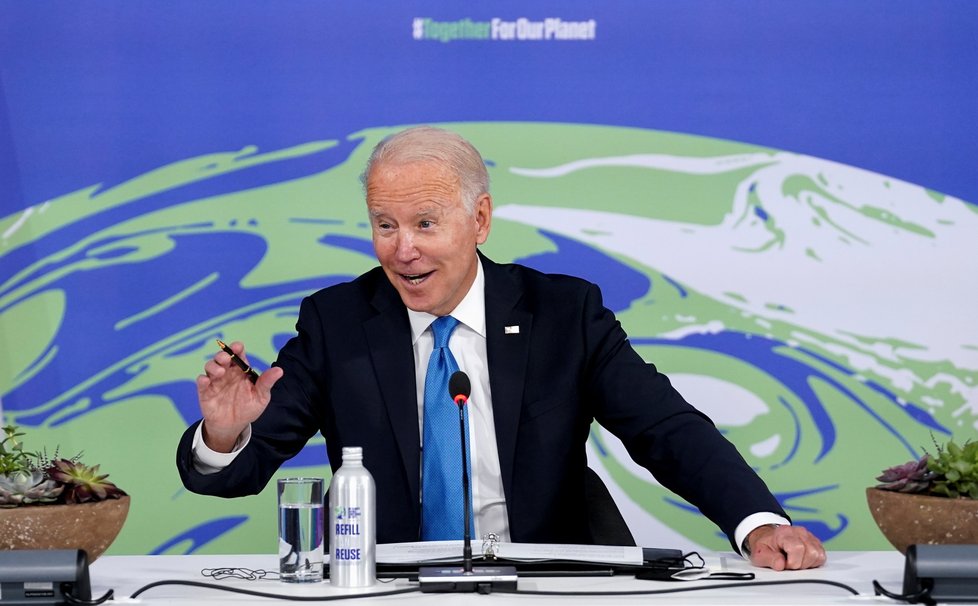 Prezident USA Joe Biden na klimatické konferenci