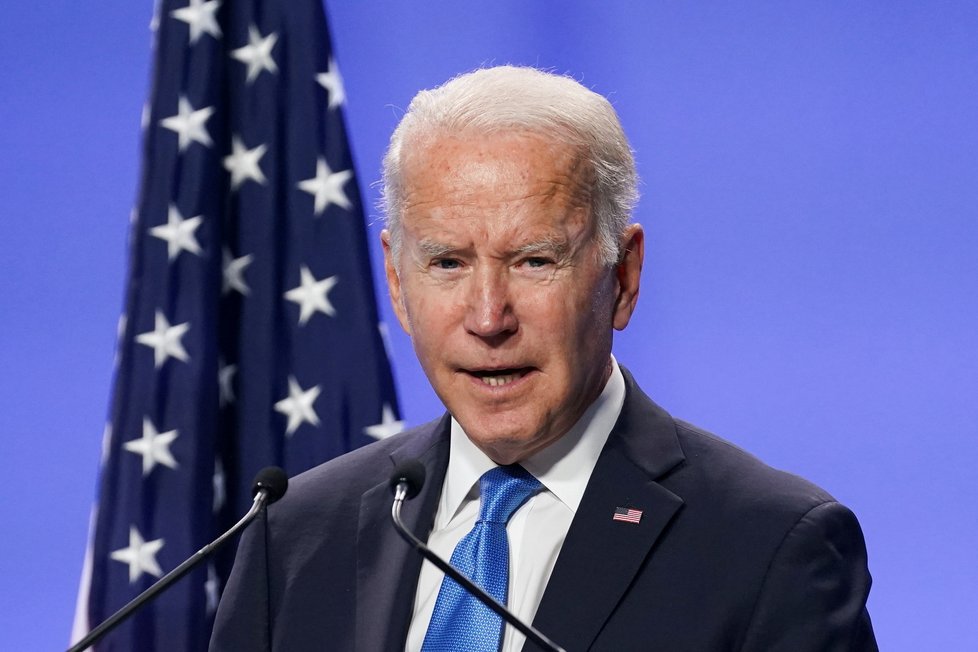 Prezident USA Joe Biden na klimatické konferenci