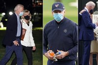 Biřmování vnuka, synův hrob i první prezidentský golf: Biden s manželkou na výletě