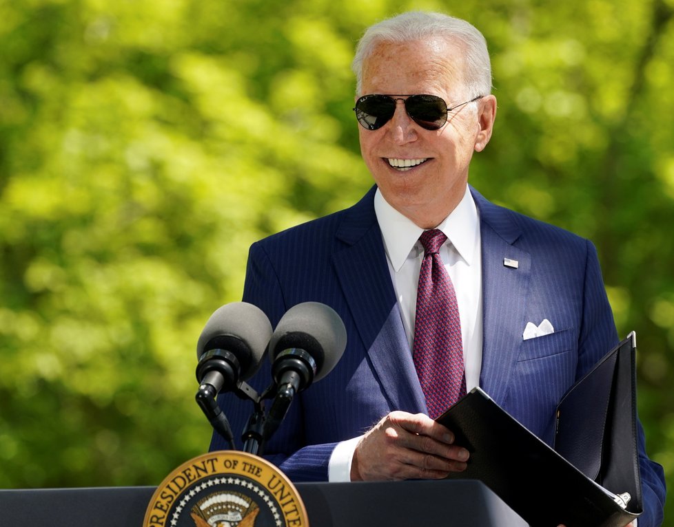 Americký prezident Joe Biden (27.4.2021)