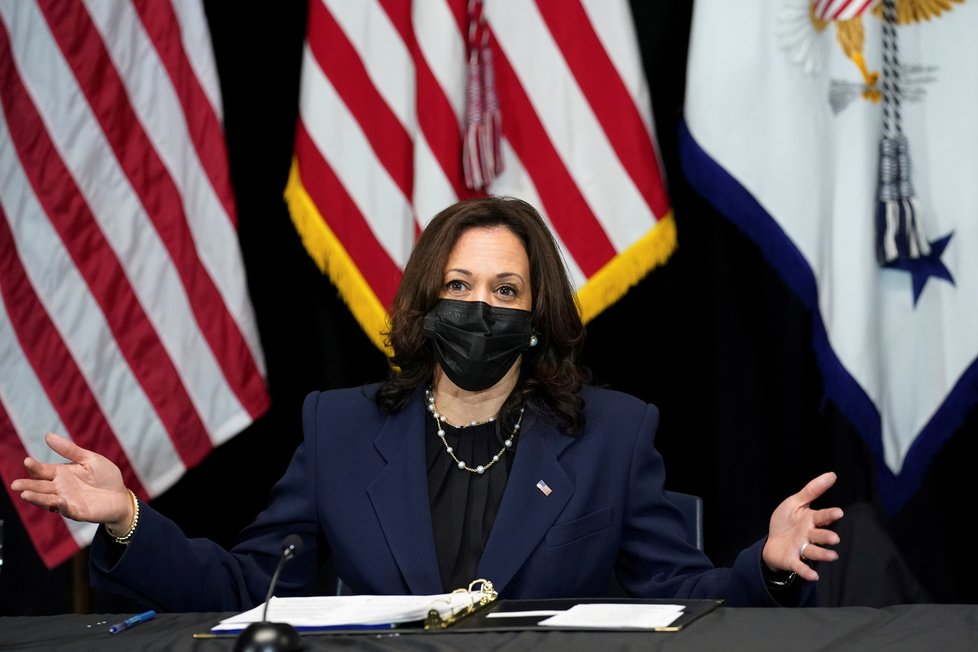 Viceprezidentka USA Kamala Harrisová.