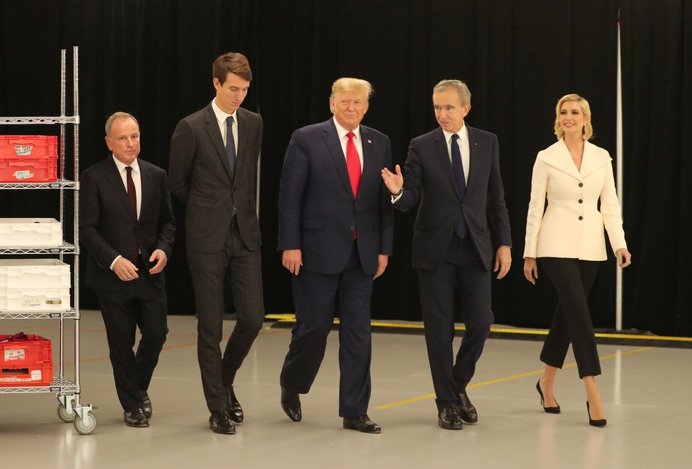 Ivanka Trumpová s manželem doprovodili prezidenta do Texasu, (17.10.2019).