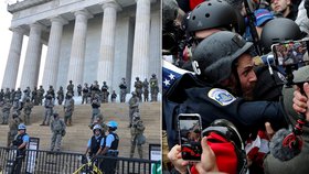 Laxní obrana Kapitolu versus masivní ochrana Lincolnova památníku během BLM protestů.